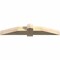 Ekena Millwork Eugene Rough Sawn Timber Gable Bracket, Douglas Fir, 60"W x 10"H x 6"D x 6"F, 4/12 Pitch GBW060X10X0606EUG00RDF - alternate 4